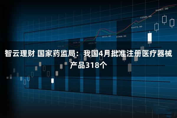 智云理财 国家药监局：我国4月批准注册医疗器械产品318个