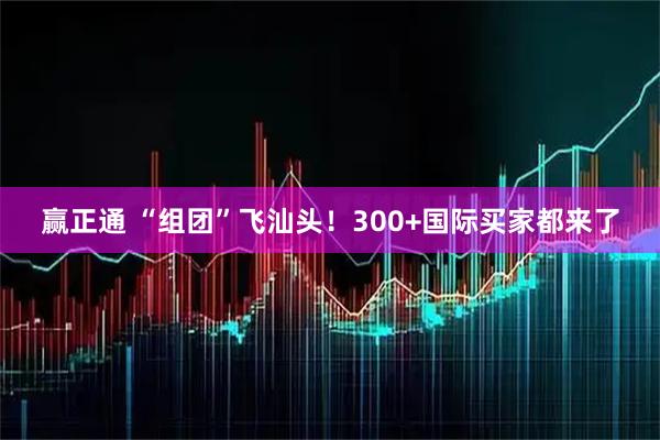 赢正通 “组团”飞汕头！300+国际买家都来了